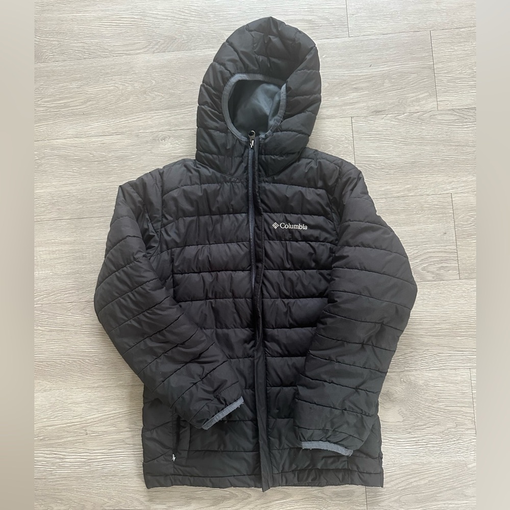 Boys (unisex) Black Columbia coat